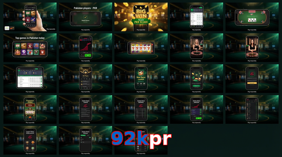 Main screen of 92Kpr bet page for PK players